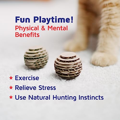 Cat Ball Toys by Americat (Round Ball Pack)