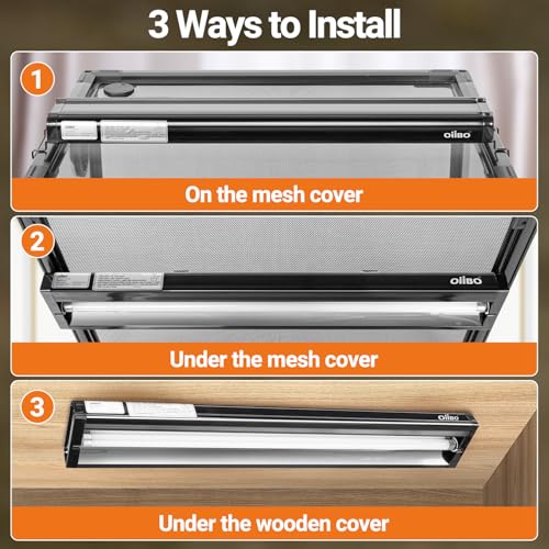T5 HO Reptile Light Fixture UVB Lighting Combo Kit (39W)