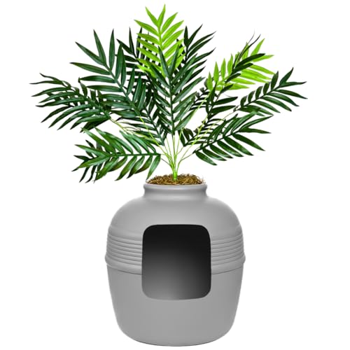 Original Hidden Litter Box Planter (Stone Gray)