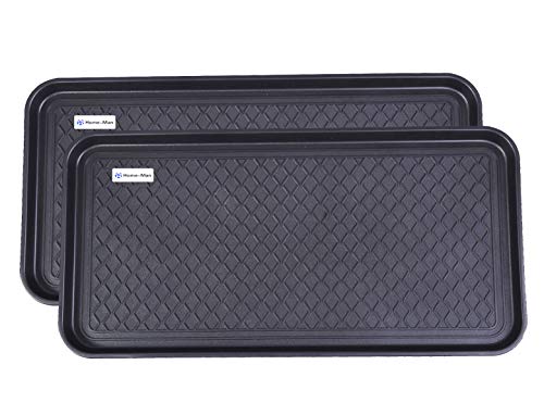Multi Purpose Boot Tray Mat (30"L x 15"W (2 Pack))