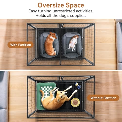 48 inch Wire Dog Crate with Divider