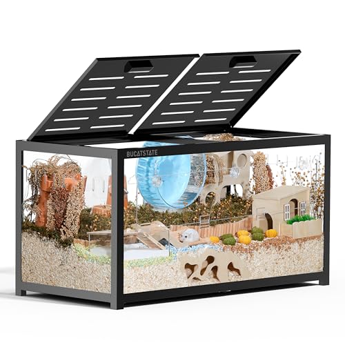 Hamster Cage 3.0 (39.3"L x 19.7"W x 20.4"H / Black)