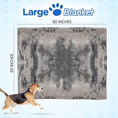 PupProtector Waterproof Throw Blanket (Dark Grey / Original (60" L x 50" W))
