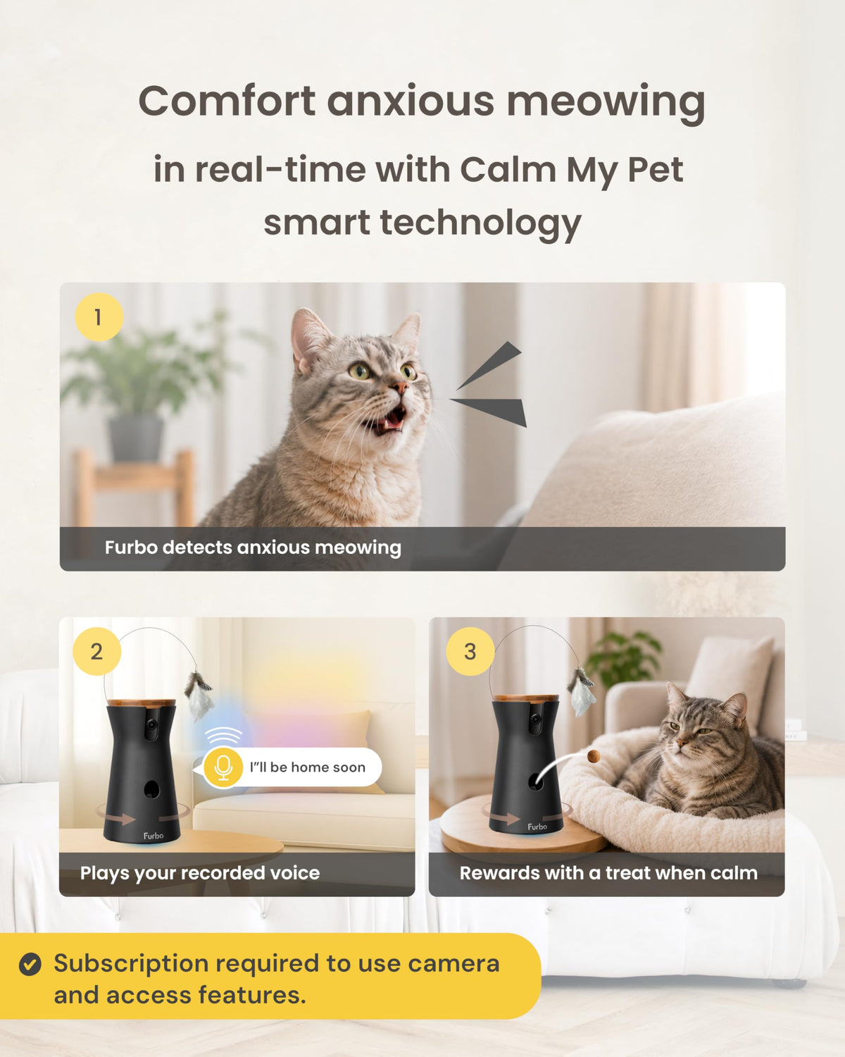 360° Cat Camera [Paid Plan Required to Activate] (360° Cat Camera / Subscription Required to Activate)