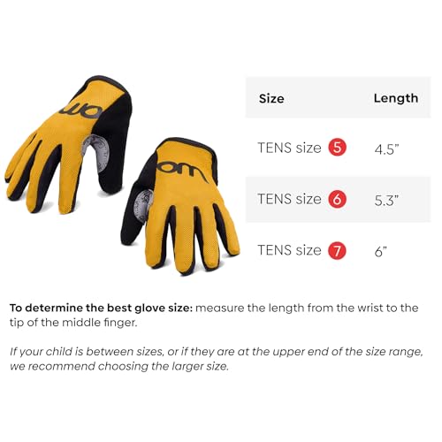 Kids Bike Gloves (Yellow / 5)