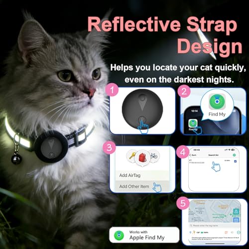 Pet GPS Tracker for Cats & Dogs (black 3)