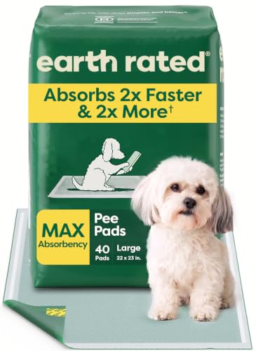 Regular (L) Dog & Puppy Pee Pads, Discreet Top, Max Absorbency, 40CT (Discreet Top / Regular [L] 22"x23" 40ct)