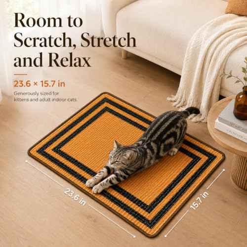 Cat Scratcher Mat (Brown Black)