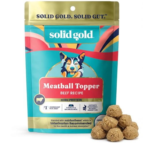 Beef Meatball Dog Food Topper & Treats (10 Ounce (Pack of 3))