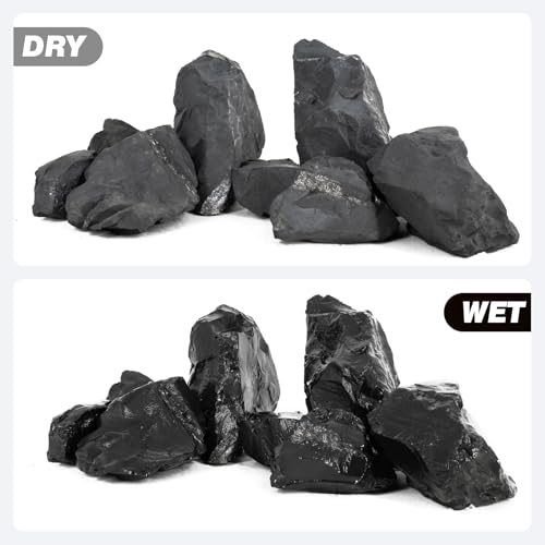 Aquarium Rock 20lb Fish Tank Stones for Aquarium Aquascape (20LB(8pcs)3-9in.)
