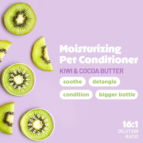Kiwi & Coco Butter Moisturizing Dog Conditioner (1 Gallon (Pack of 1))