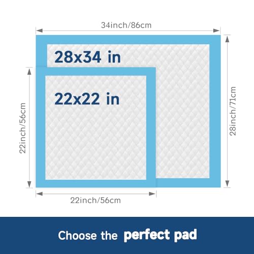 50 Count 28” x 34” XL Disposable Dog Pee Pads (28"x34" - 50 Count)