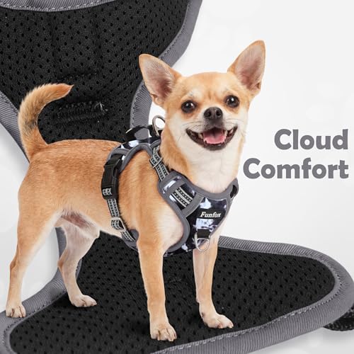 Dog Harness No Pull (Misty Gray / Large)