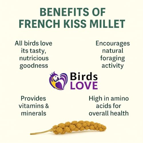 5lbs French Kissed Spray Millet for Birds (5lb)