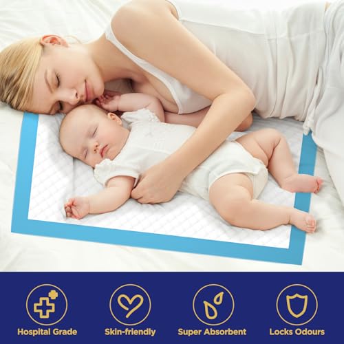 Incontinence Bed Pads Disposable Underpads for Adults (30 Count)