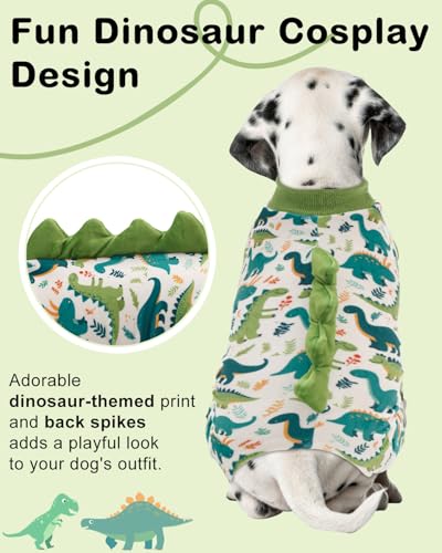 Dinosaur Costume Dog Pajamas (Large / Dinos#5)