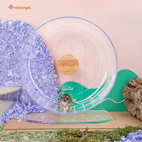 Super Silent Hamster Exercise Wheels (Large / Transparent)