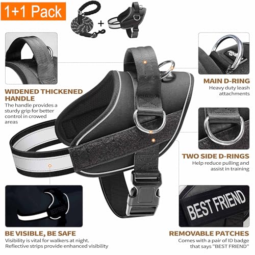 Essential Dog Harness (XS / Black)
