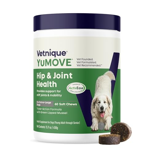 Large Dog Hip & Joint Supplement Soft Chews (Large/XL Dogs)