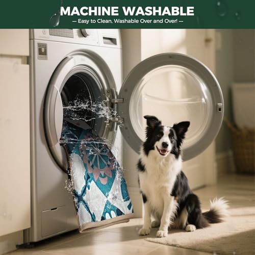 Washable Pee Pads for Dogs (Tie-dye Beige / 17" x 23" (2 Packs))