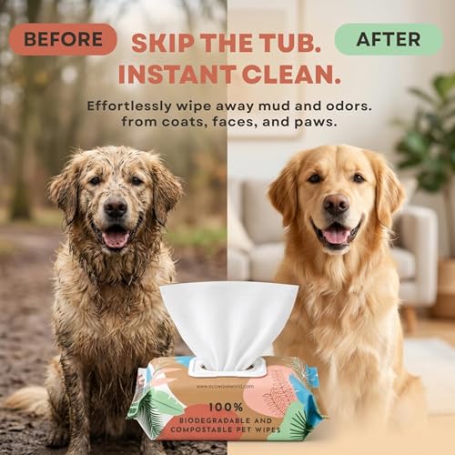 Dog & Cat Grooming Wipes (400 Count)