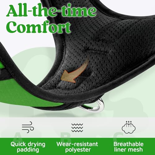 Dog Harness for Large (Green / Large)