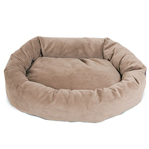 Villa 32 Inch Shredded Memory Foam Dog Bed for Medium Sized Dog 32x23x7 Inch (Fern)