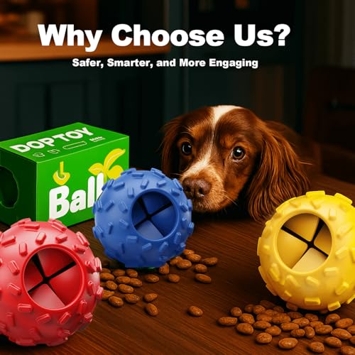 Interactive Dog Chew Toy for Small (Blue Yellow)