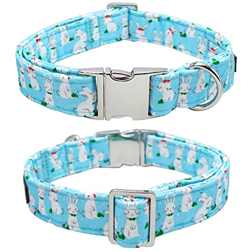 Easter Dog Collar with Bowtie (Bunny / X-Large (Pack of 1))