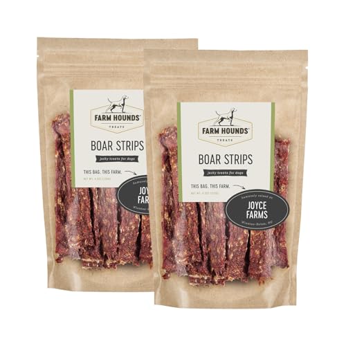Boar Strips Premium Natural Jerky for Dogs (4.5 Ounce (Pack of 2))