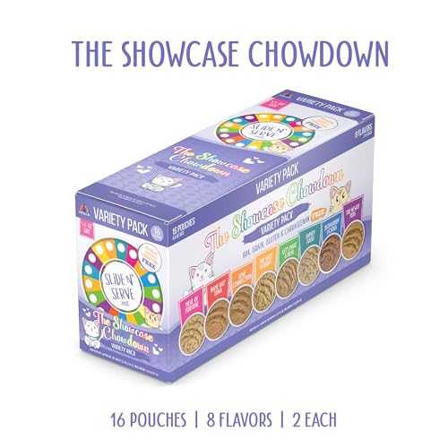 Wet Cat Food The Showcase Chowdown Variety Pack (5.5 Ounce (Pack of 16))