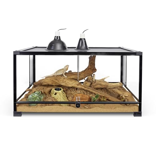QuickBuild Reptile 65 Gallon Glass Terrarium (36x18x18)