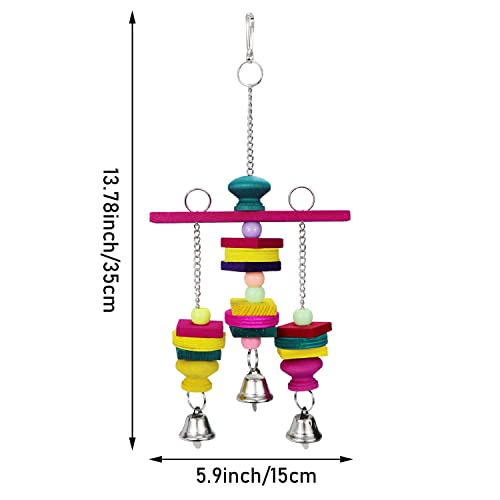 Bird Parrot Parakeet Toys (C-6.5 x 12.6inch)
