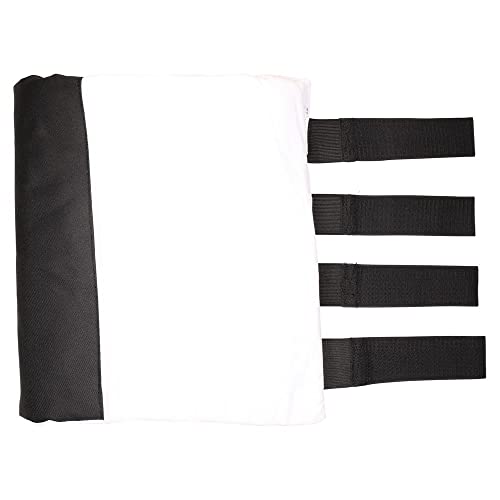 Quick Wrap No Bow Leg Wraps for Horses (Black / 12")