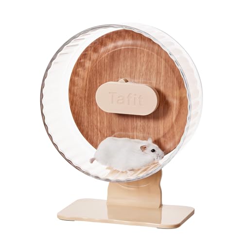 Super‑Silent Hamster Exercise Wheel (8.7inch / Warm Brown)