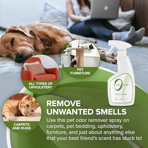 Pet Odor Eliminator Spray for Dog & Cat Urine (16 Fl Oz (Pack of 1))