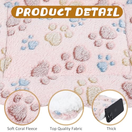 4 Pack Soft Pet Bed Mat Small Dog Crate Fleece (13 x 10 Inches / as shown on the picture)