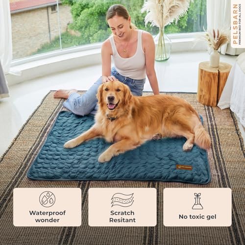 Dog Cooling Mat (Deep Blue / X-Large)