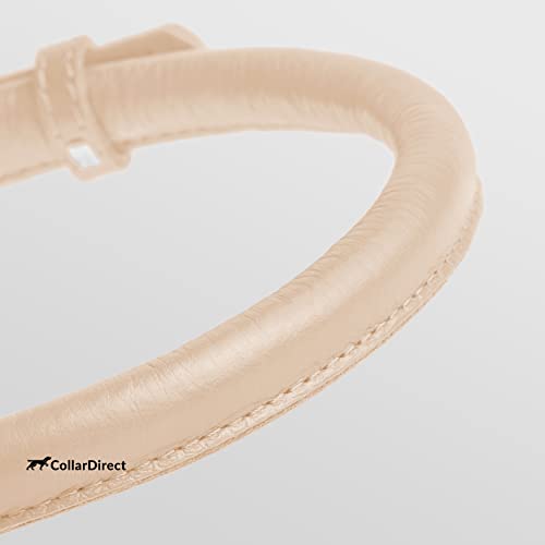 Tangle Free Rolled Leather Dog Collar