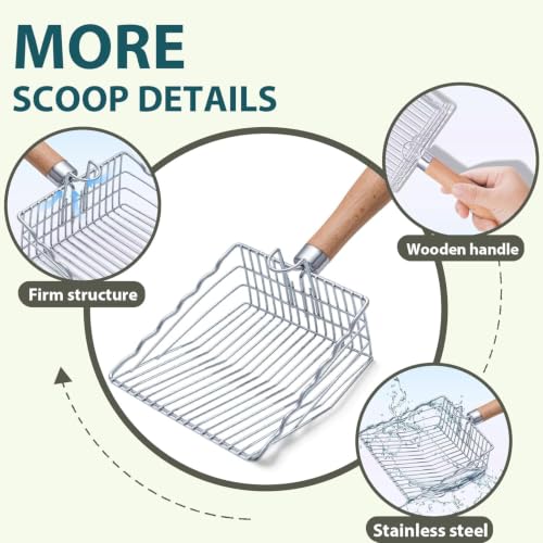 Cat Litter Scoop (5.6"Handle)