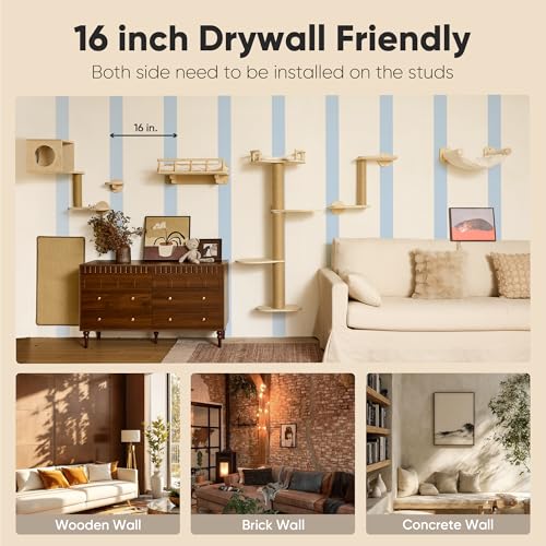 Cat Wall Shelves (Beige-2)