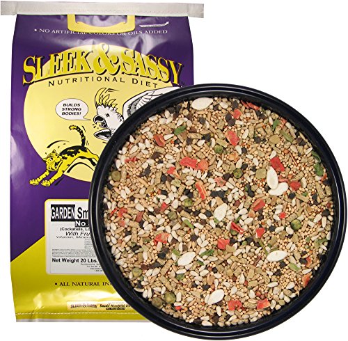 Garden Small Hookbill No Sunflower Bird Food for Lovebirds (20 Pound (Pack of 1))