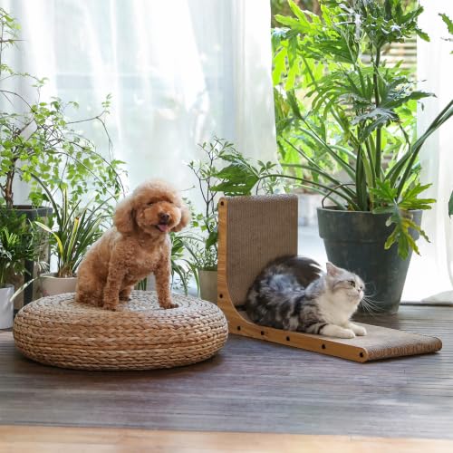 Cat Scratcher (1 Pack 26.8 in Wood Color)