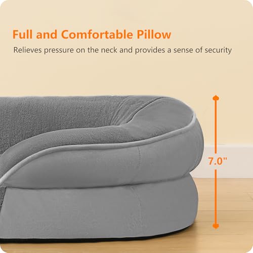 Orthopedic Waterproof X (Medium Grey / X-Large(45 x 32 x 7 inch))