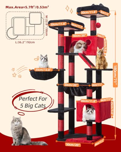 Gothic Cat Tree (Gothic / 71 Inches)