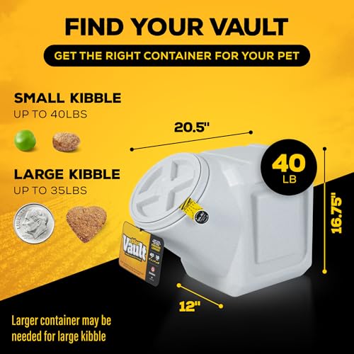 Vittles Vault Airtight Stackable Pet Food Storage Container (40 Pounds)