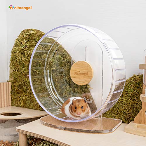 Super Silent Hamster Exercise Wheels (Medium / Transparent)