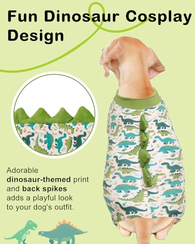 Dinosaur Costume Dog Pajamas (XX-Large / Dinos#5)