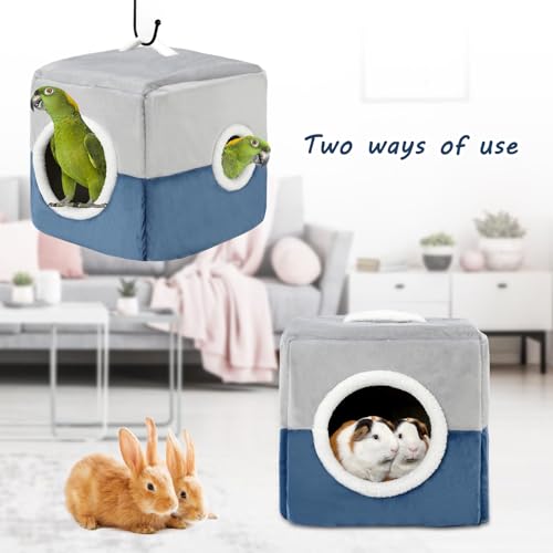 Bird Nest Parrot House (Blue coffee color)