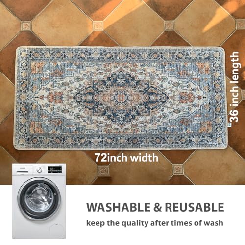 Washable Pee Pads for Dogs (36x72 Inch (Pack of 2) / Beige/Multi)